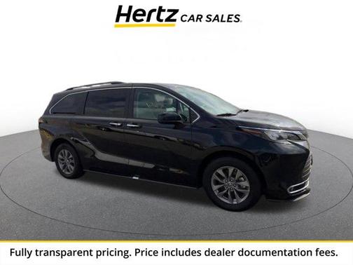 Midnight Black Metallic 2024 Toyota Sienna XLE