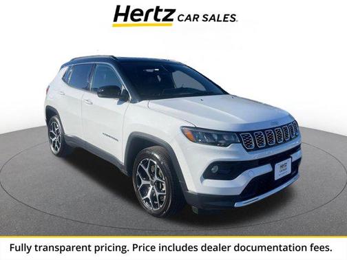 Bright White Clearcoat 2025 Jeep Compass Limited