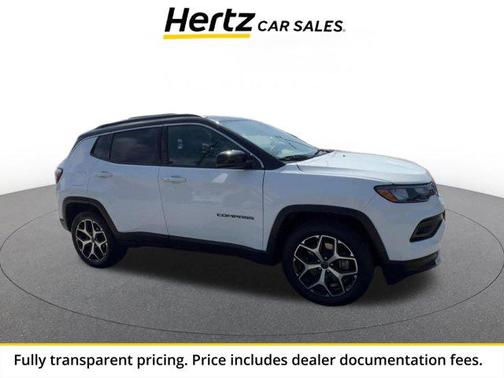 Bright White Clearcoat 2025 Jeep Compass Limited