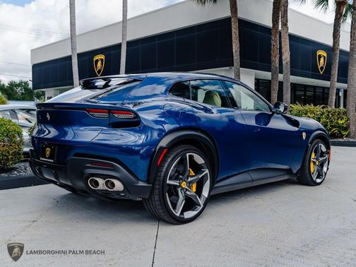 blue 2023 Ferrari Purosangue
