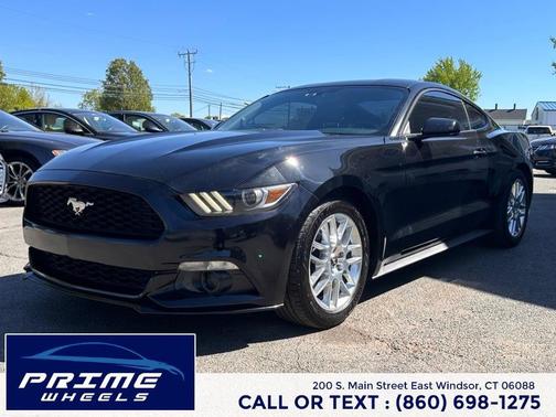 Shadow Black 2017 Ford Mustang EcoBoost