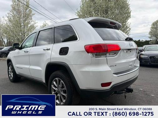 Bright White Clearcoat 2014 Jeep Grand Cherokee Limited