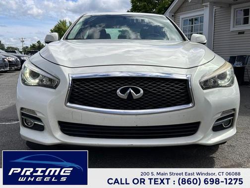 Moonlight White 2014 INFINITI Q50 Sport