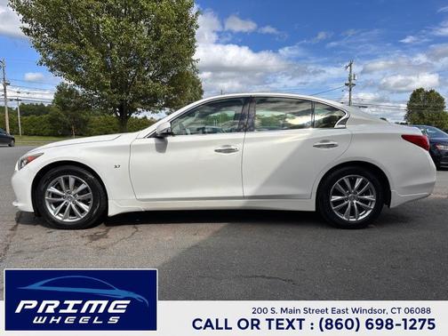 Moonlight White 2014 INFINITI Q50 Sport