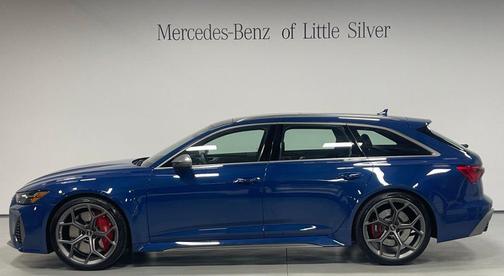 Blue 2025 Audi RS 6 Avant 4.0T