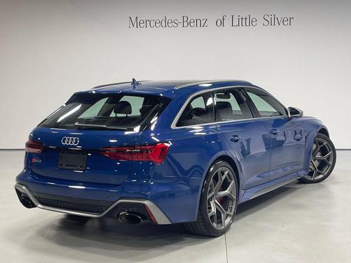 Blue 2025 Audi RS 6 Avant 4.0T