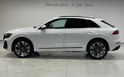 Glacier White 2025 Audi Q8 55 Premium