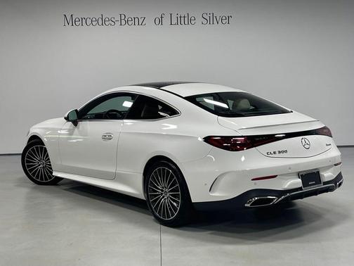 Polar White 2026 Mercedes-Benz CLE 300 4MATIC Coupe