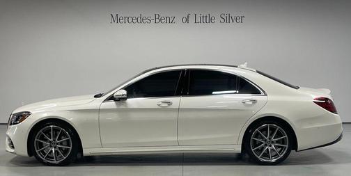 White 2019 Mercedes-Benz S-Class 4MATIC