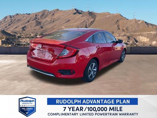 Rallye Red 2019 Honda Civic LX