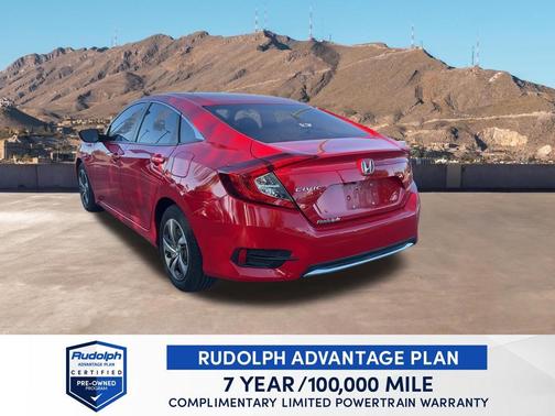 Rallye Red 2019 Honda Civic LX