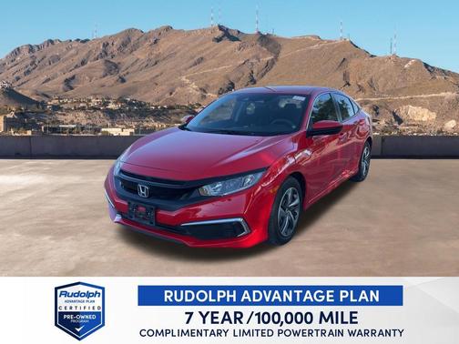 Rallye Red 2019 Honda Civic LX