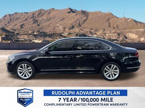 Deep Black Pearl Metallic 2018 Volkswagen Passat 2.0T SEL Premium