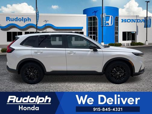 Platinum White Pearl 2026 Honda CR-V Hybrid Sport FWD