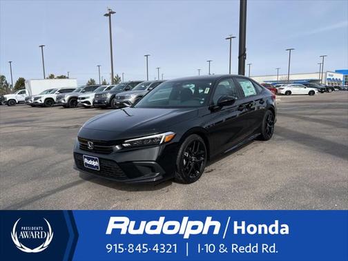 Crystal Black Pearl 2024 Honda Civic Sport