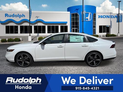 Platinum White Pearl 2026 Honda Accord Hybrid Sport