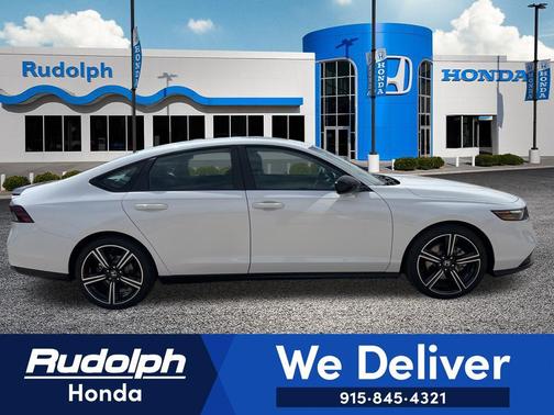 Platinum White Pearl 2026 Honda Accord Hybrid Sport