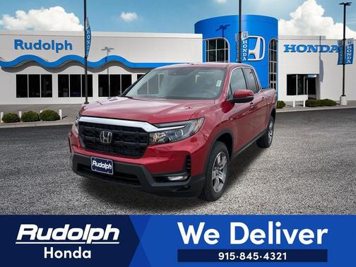 Red 2026 Honda Ridgeline RTL