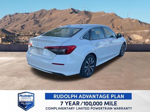 Platinum White Pearl 2023 Honda Civic EX
