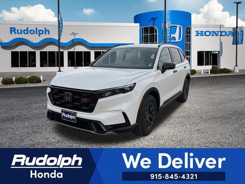 Platinum White Pearl 2026 Honda CR-V Hybrid TrailSport AWD SUV