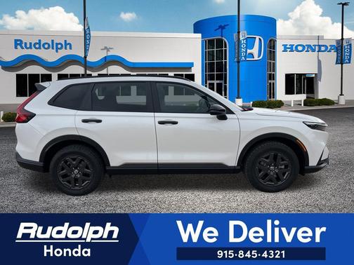 Platinum White Pearl 2026 Honda CR-V Hybrid TrailSport AWD