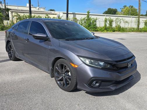 Modern Steel Metallic 2019 Honda Civic Sport