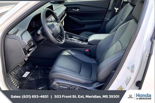 Platinum White Pearl 2026 Honda Accord Hybrid Sport-L