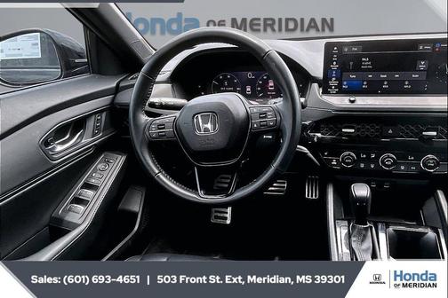 Crystal Black Pearl 2024 Honda Accord Hybrid Sport-L