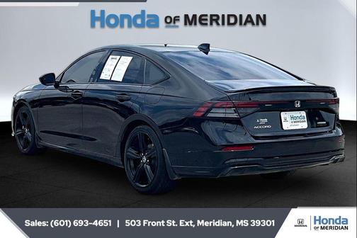 Crystal Black Pearl 2024 Honda Accord Hybrid Sport-L