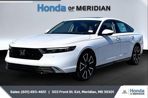 Platinum White Pearl 2026 Honda Accord Hybrid Touring