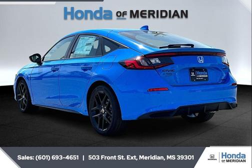 Boost Blue Pearl 2026 Honda Civic Hybrid Sport