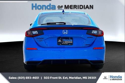 Boost Blue Pearl 2026 Honda Civic Hybrid Sport
