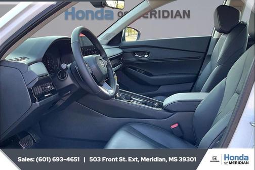 Platinum White Pearl 2026 Honda Accord Hybrid Touring