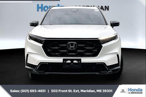 Platinum White Pearl 2025 Honda CR-V Hybrid Sport AWD