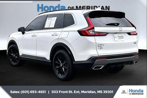 Platinum White Pearl 2025 Honda CR-V Hybrid Sport AWD
