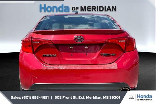 Barcelona Red Metallic 2019 Toyota Corolla SE