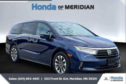 Obsidian Blue Pearl 2021 Honda Odyssey EX-L