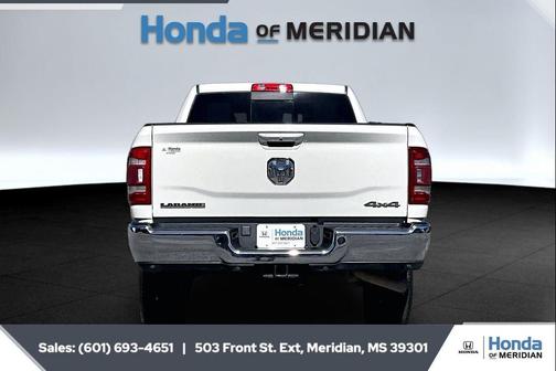 Pearl White 2023 RAM 2500 Laramie Crew Cab 4x4 6'4' Box