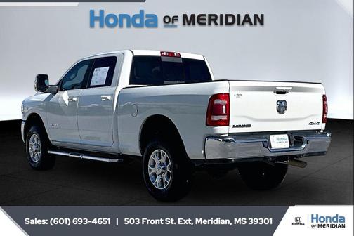 Pearl White 2023 RAM 2500 Laramie Crew Cab 4x4 6'4' Box
