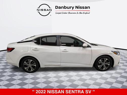 Aspen White TriCoat Pearl 2022 Nissan Sentra SV