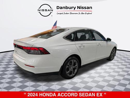 Platinum White Pearl 2024 Honda Accord EX
