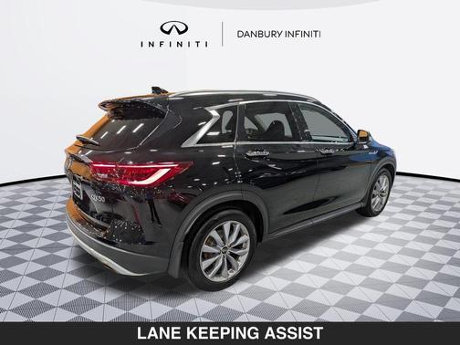 Black Obsidian 2022 INFINITI QX50 LUXE AWD