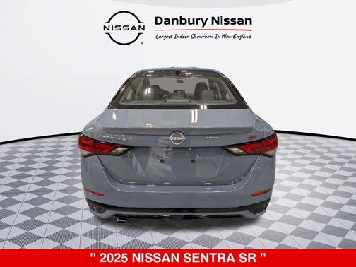 Atlantic Gray Metallic/Super Black 2025 Nissan Sentra SR