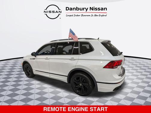Opal White Pearl 2024 Volkswagen Tiguan 2.0T SE R-Line Black 4MOTION