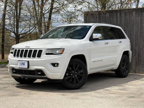 Bright White Clearcoat 2014 Jeep Grand Cherokee Overland