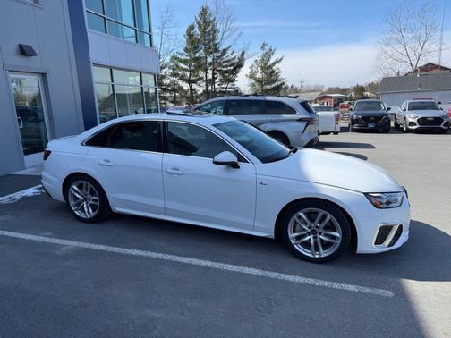 Arkona White 2024 Audi A4 45 S line Premium Plus