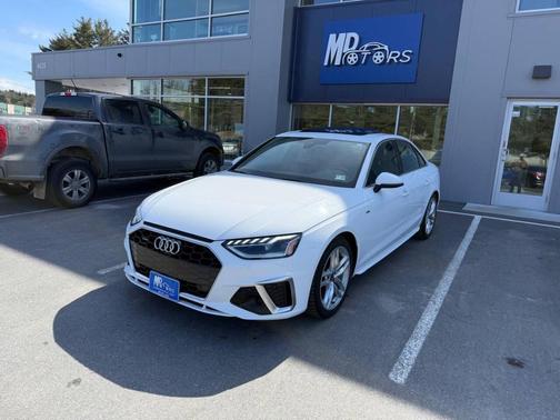 Arkona White 2024 Audi A4 45 S line Premium Plus