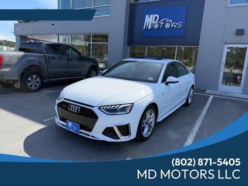 Arkona White 2024 Audi A4 45 S line Premium Plus