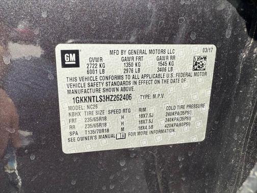 2017 GMC Acadia SLE-2