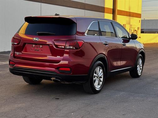 Burgundy 2020 Kia Sorento LX